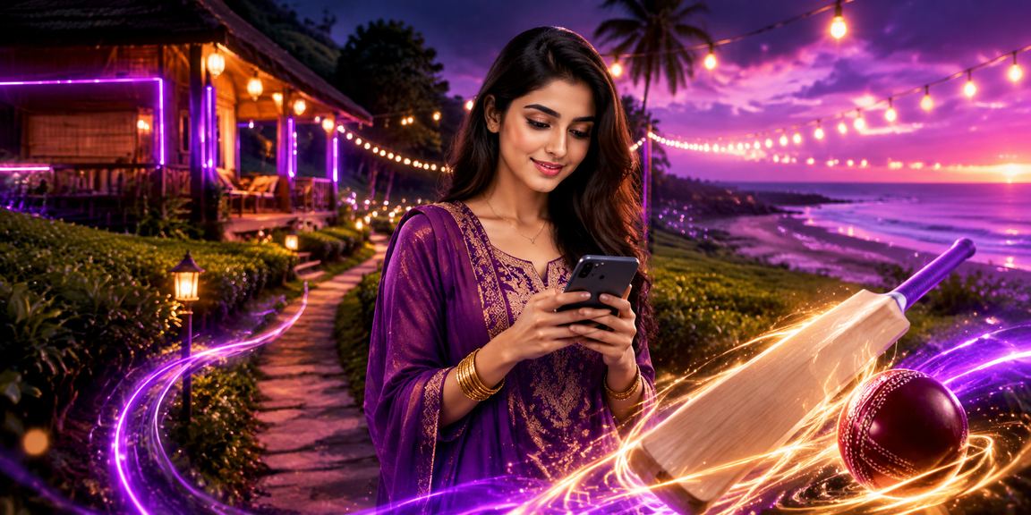 কক্সবাজারে চা বাগানে বসে ক্রিকেট বেটিং উপভোগ করছেন এক বেটার